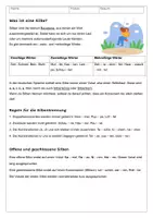 Vorschau - Arbeitsblätter - Silben schwingen - Arbeitsblatt - Deckblatt