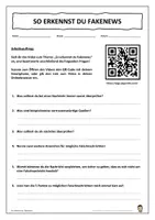 Vorschau - Unterrichtsreihen - So erkennst du Fakenews #demokratiestärken - Deckblatt