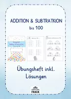 Vorschau - Arbeitsblätter - Übungsheft Addition und Subtraktion bis 100 inkl. Lösungen - Deckblatt
