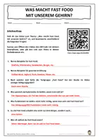 Vorschau - Unterrichtsreihen - Was macht Fast Food mit unserem Gehirn? - Homeschooling - Seite 2