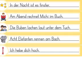 Vorschau - Spiele - Laufdiktat Buchstabe ch für die 1. Klasse - Seite 2
