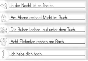 Vorschau - Spiele - Laufdiktat Buchstabe ch für die 1. Klasse - Seite 3