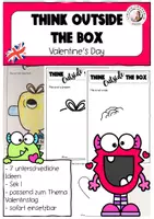 Vorschau - Arbeitsblätter - Think Outside the Box Valentine's Day Englisch Sek I - Deckblatt