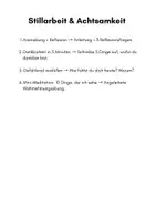 Vorschau - Aufgabenkarten - Stillarbeit und Achtsamkeit - Aufgaben für zwischendurch - Seite 1