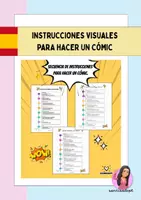 Vista previa - Refuerzo / NEE / Materiales de apoyo - INSTRUCCIONES VISUALES CÓMIC - Portada