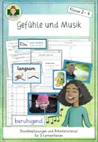 Vorschau - Stundenentwürfe - Unterrichtsreihe: Gefühle und Musik (Klasse 2-4) - Deckblatt