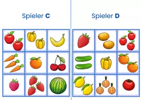Vorschau - Spiele - Obst und Gemüse | Singular und Plural | DaF DaZ | A1 A2 - Seite 2