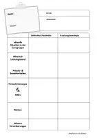 Vorschau - Anderer Materialtyp - Vorlage Elterngespräch Elternsprechtag Notizen Growth Mindset Doku - Seite 2
