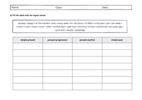 Vorschau - Unterrichtsreihen - English Tenses Exercises: Grammar (English) - Seite 2
