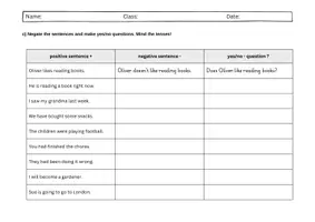 Vorschau - Unterrichtsreihen - English Tenses Exercises: Grammar (English) - Seite 3