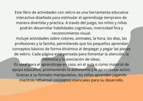 Vista previa - Juegos / Gamificación - LIBRO ACTIVIDADES VELCRO SIRENAS - página 1