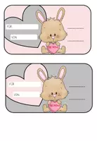 Vorschau - Mal- und Bastelvorlagen - Valentinstag im Klassenzimmer – Schlecker mit Geschenkkarte - Seite 1