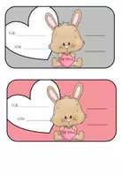 Vorschau - Mal- und Bastelvorlagen - Valentinstag im Klassenzimmer – Schlecker mit Geschenkkarte - Seite 3
