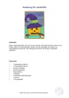 Vorschau - Mal- und Bastelvorlagen - Kunst Halloween, Kürbis mit Hut, Herbst - Seite 3