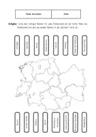 Vorschau - Arbeitsblätter - Deutschland – Bundesländer zuordnen | Farb- & Zahlenaufgaben für Inklusion & DaZ - Seite 1