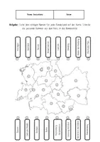 Vorschau - Arbeitsblätter - Deutschland – Bundesländer zuordnen | Farb- & Zahlenaufgaben für Inklusion & DaZ - Seite 2