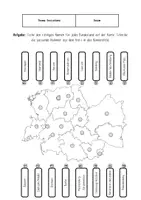 Vorschau - Arbeitsblätter - Deutschland – Bundesländer zuordnen | Farb- & Zahlenaufgaben für Inklusion & DaZ - Seite 3