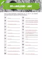 Vorschau - Arbeitsblätter - Zellbiologie ⎮ ABC-Rätsel für deinen Biologieunterricht - Seite 2