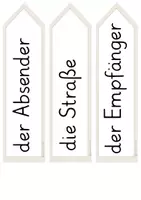 Vorschau - Arbeitsblätter - Briefe - Aufbau eines Briefes und eines Briefumschlags - Seite 1