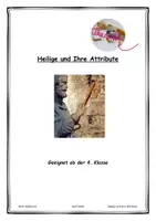 Vorschau - Arbeitsblätter - Heilige und Ihre Attribute - Deckblatt