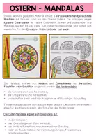 Vorschau - Mal- und Bastelvorlagen - Ostern – Mandalas & Ausmalbilder | 6 Malvorlagen mit Osterhase & Ostereiern - Seite 1