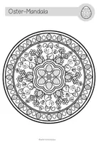 Vorschau - Mal- und Bastelvorlagen - Ostern – Mandalas & Ausmalbilder | 6 Malvorlagen mit Osterhase & Ostereiern - Seite 2