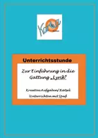 Vorschau - Stundenentwürfe - Lyrik- Eine lustige Einführung für Grundschule & OS - Deckblatt