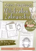 Vorschau - Stationenlernen - Zahn-Tagebuch Milchzähne & Zahnwechsel - Buddy Book Milchzähne dokumentieren Wackelzähne - Deckblatt