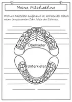 Vorschau - Stationenlernen - Zahn-Tagebuch Milchzähne & Zahnwechsel - Buddy Book Milchzähne dokumentieren Wackelzähne - Seite 2
