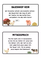 Vorschau - Text - Bauernhof-Reime | Spruchkarten | Reime | Mitmach-Reime - Seite 2