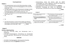 Vorschau - Test - Ermächtigungsgesetz / "Machtergreifung" - Klassenarbeit mit Erwartungshorizont - Rede Otto Wels' - Seite 3