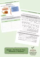 Vorschau - Unterrichtsreihen - 📑 Wachsendes Materialpaket Biologie - Wirbeltiere + Kennzeichen des Lebendigen - Seite 1