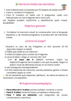 Vista previa - Juegos / Gamificación - ¿Recuerdas las imagenes? lanza el dado, lee y responde - página 3