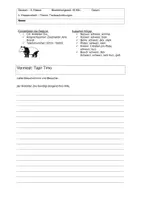 Vorschau - Klassenarbeiten - Klassenarbeit Deutsch – Tierbeschreibungen | Tapir - Seite 3