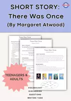 Vista previa - Hojas de trabajo - Short Story Teens-Adults.There Was Once,Margaret Atwood. - Portada