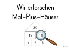 Vorschau - Unterrichtsreihen - Mal-Plus-Häuser: Reihentransparenz (Kl. 2-4) - Seite 2