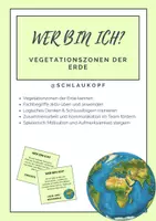 Vorschau - Spiele - WER BIN ICH Vegetationszonen der Erde - Deckblatt