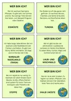 Vorschau - Spiele - WER BIN ICH Vegetationszonen der Erde - Seite 1