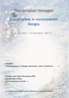 Vorschau - Anderer Materialtyp - Stundenpläne_3_Designs_Astronaut_Arktis_Einhorn_2_Formate - Deckblatt