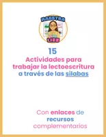 Vista previa - Refuerzo / NEE / Materiales de apoyo - 15 Juegos de sílabas - Portada