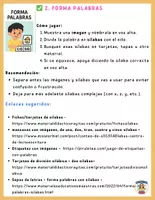 Vista previa - Refuerzo / NEE / Materiales de apoyo - 15 Juegos de sílabas - página 2