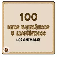 Vista previa - Juegos / Gamificación - 100 retos ANIMALES matemáticos y lingüísticos - página 1