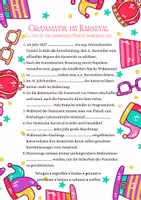 Vorschau - Arbeitsblätter - Grammatik im Karneval – Relativpronomen & Funktionsverben - Seite 3