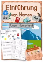 Vorschau - Arbeitsblätter - Einführung von Nomen - Deckblatt
