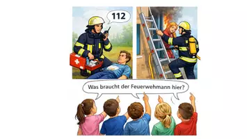 Vorschau - Mal- und Bastelvorlagen - Materialpaket Feuerwehr - Seite 3