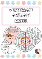 Vista previa - Manualidades / Dibujos para colorear - VERTEBRATE ANIMALS WHEEL - Portada
