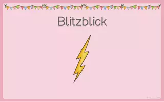 Vorschau - Spiele - Blitzblick: Blitzlesen häufige Wörter (Teil 3) digitales Tafelbild - Seite 1