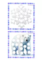 Vista previa - Tarjetas / Manipulativos - Tarjetas invierno fichas parchís - página 3