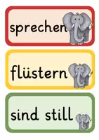 Vorschau - Präsentationen/Tafelbilder - Lautstärkeregler zur Visualisierung der Lautstärke: Version Elefant - Seite 2