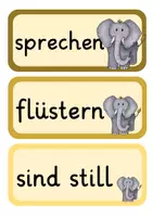 Vorschau - Präsentationen/Tafelbilder - Lautstärkeregler zur Visualisierung der Lautstärke: Version Elefant - Seite 3